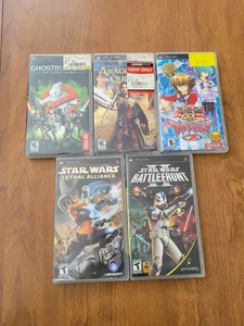 PSP UMD Star Wars Ghostbusters Der Herr der Ringe Yu-Gi-Oh! GX TAG FOECE 2 - Bild 1 von 13