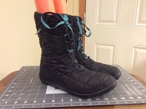 Columbia halbhohe gesteppte wasserdichte Stiefel schwarz Damengröße 9 BL2749-010 - Bild 1 von 12