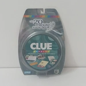 Juego de Mesa Clue Express de Parker Brothers 2007 (Juego de Viaje) Nuevo y Precintado - Imagen 1 de 7