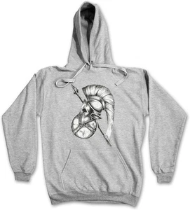 SPARTAN GEAR HOODIE Sparta Spartans Shield Spear Helm Leonidas 300 - Bild 1 von 1