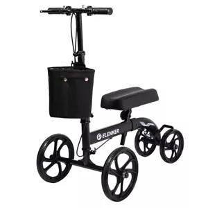 Rodillera médica de lujo 2025 scooter orientable ruedas de 10" rodillera scooter azul - Imagen 1 de 8