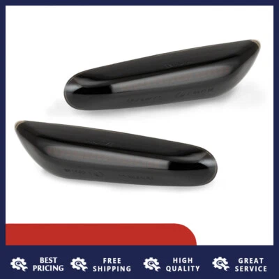 Juego de 2 luces de luz de señal de giro lateral para guardabarros para BMW E88 E90 E92 E82 E91 nuevas EE. UU. Foto 1 de 4