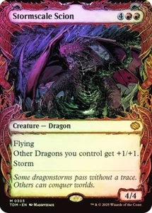 Stormscale Scion Foil Showcase Tarkir: Dragonstorm NM MTG - Picture 1 of 1