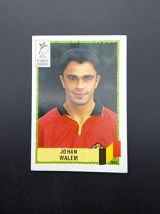 2000 Euro Panini - Johan Walem # 106 New