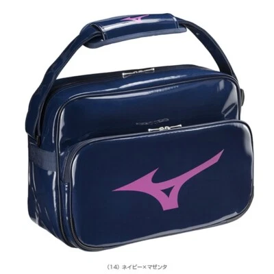Bolsa de esmalte Mizuno bolsa esportiva bolsa de ombro unissex azul marinho x magenta 33JSB212 30L - Imagem 1 de 4