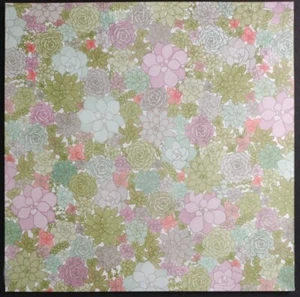 Stampin Up Designer Serie Papier 142778 Sukkulenten Garten 12 x 12 neu versiegelt - Bild 1 von 4