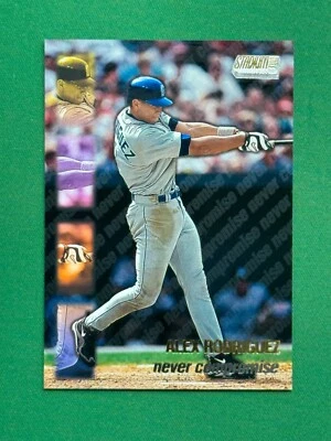 1999 Topps Stadium Club Baseball Never Compromise #NC6 Alex Rodriguez - Image 1 of 2