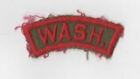 1940S Khaki And Red State Strip Washington Red Bdr. (Sewn) [Rw-168]