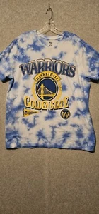 Golden State Warriors Men's T-Shirt Size XL Blue Graphic NBA 2022 Tie-Dye - Picture 1 of 6