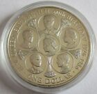 Cook-Inseln 1 Dollar 1986 Queen Elizabeth II. Silber
