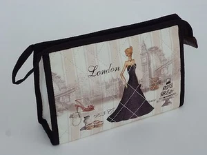 Damen Kulturtasche gemustert Kulturbeutel Kosmetiktasche Geschenk 3 Modelle - Bild 1 von 10