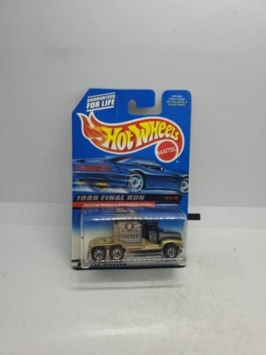 KENWORTH T600A semi truck longhaul retiring 1999 FINAL RUN hot wheels #3 NEW - Image 1 of 4