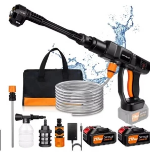 6 in 1 Brushless 21V Elektro Hochdruckreiniger Kabellos Effizient Auto Garten - Bild 1 von 11