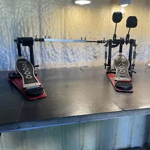 DW 5000 Series Double Pedal - 5002 - Miss Matched Beaters - No Case - Picture 1 of 11