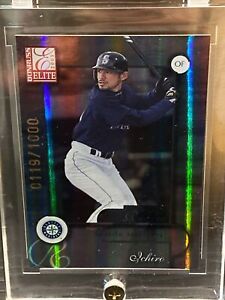 2001 Donruss Elite ROOKIE Ichiro Suzuki #119/1000 RARE RC #195 NM-MT/MT