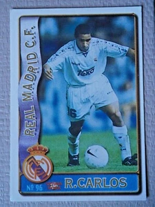 MC 96/97 ROBERTO CARLOS #96 (ROOKIE) R.MADRID CF PANINI - Foto 1 di 2