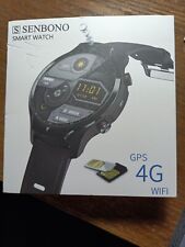 Senbono Smart Watch 4G 32G has two cameras WI-FI or 4G-LTE cellphone GPS Oxygen