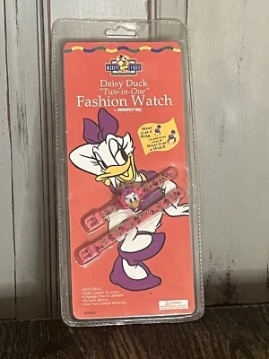 Reloj Anillo Vintage Mickey Stuff Para Niños Daisy Duck 2 N 1 Moda Foto 1 de 4