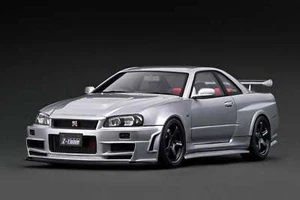 1:18 Nissan R34 Skyline GT-R NISMO Z-Tune -- Silver -- Ignition Model IG3224 - Picture 1 of 21