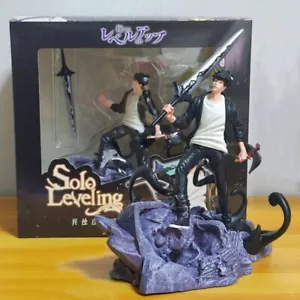 20CM Solo Leveling Sung Jin-Woo Battle Scene Anime Action Figure – PVC Model St - Picture 1 of 10