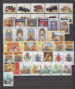 VATICAN 1997 COMPLETE YEAR SET WITH BOOKLET MINT NEVER HINGED MNH SEE 2 PICTURES - Picture 1 of 2