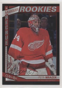 2013-14 O-Pee-Chee Marquee Rookies Black Rainbow Foil /100 Petr Mrazek Rookie RC