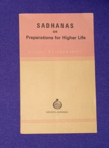Sadhanas Preparation Higher Life Swami Vivekananda (1978, SC) 4 x 6.5 in, 28 pgs - Foto 1 di 1