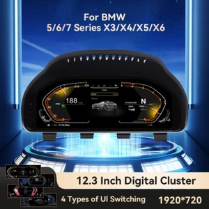 12.3" Digital Cluster Speedometer LCD Instrument For BMW F10 F11 F06 F12 F01 F02 - Bild 1 von 10