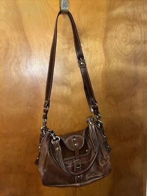 Cartera de cuero marrón GRYSON interior de gamuza Foto 1 de 4