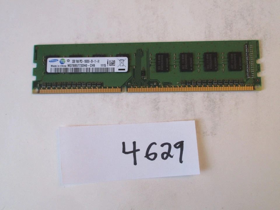 Samsung M378B5773DH0-CH9 2Gb PC3-10600 1333Mhz DDR3 Desktop Memory RAM (4629) - Image 1 of 2
