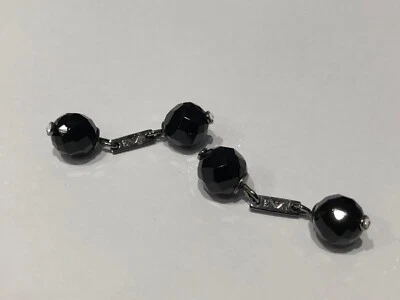 Gemelos Cufflinks - EMPORIO ARMANI - Silver Plata & Onix Foto 1 de 4