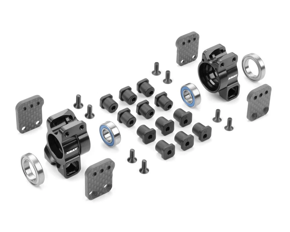 XRAY Alu Radträger Set hinten vielfältig Einstellbar XRA350912 XB8 2025, XB8E 20 - Bild 1 von 1