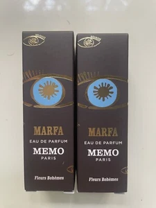 Memo Paris Marfa Eau de Parfum Spray EdP 2x5 ml Nischenduft Reisegröße NEU OVP - Bild 1 von 5