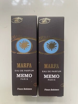 Memo Paris Marfa Eau de Parfum Spray EdP 2x5 ml Nischenduft Reisegröße NEU OVP - Bild 1 von 4