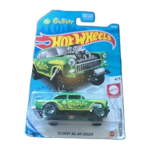Hot Wheels Mattel Games Series 4/5 Guster Green ‘55 Chevy Bel Air Gasser 2021 - Picture 1 of 3
