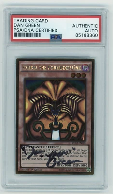PSA Signed Dan Green Yugioh Exodia The Forbidden One PGL2-EN026 1st Edition - Image 1 of 2