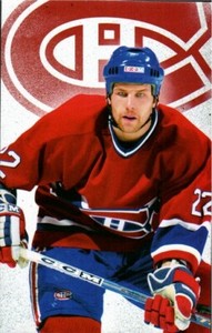 Steve Begin 2005-06 Montreal Canadiens Postcard