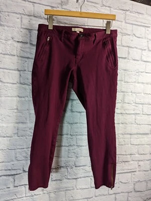 Pantalones cortos para mujer Banana Republic borgoña talla 8 Foto 1 de 4