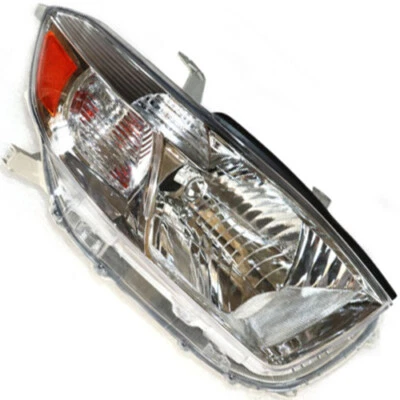 Halogen Headlights For Toyota Highlander 2008-2010 Chrome Lamps Left Driver Side Foto 1 de 4
