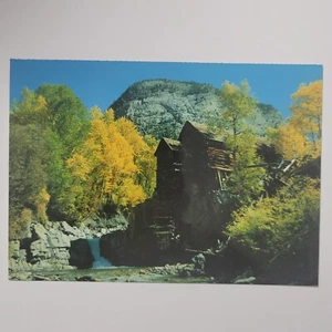 Ore Crushing Mill Colorado Rockies Mining Industry Continental Chrome Postcard - Picture 1 of 6