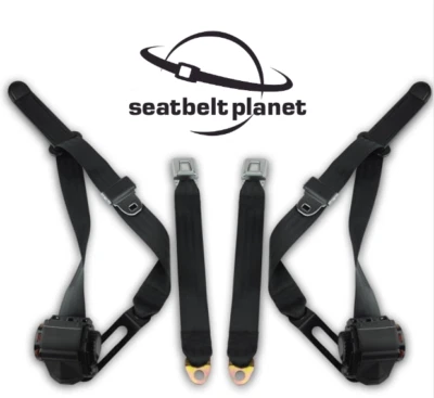 Ford Gran Torino 1968-1970 kit de cinturón de seguridad retráctil de 3 puntos conductor pasajero Foto 1 de 4