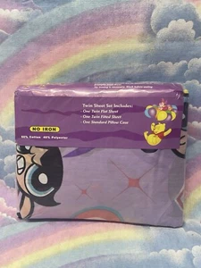 Rare Powerpuff Girls Sheets Sealed New In Package Twin Sheet Set - Picture 1 of 3