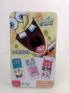 NEW Spongebob Squarepants Dominoes Tin 28 Dominoes - Picture 1 of 7