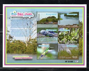 NICARAGUA, 2012, BIRDS, REPTILE ,S/S, MNH,. Scott $11 - Picture 1 of 1