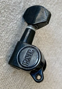 2011 ESP Ltd H-100FM Electric Guitar ESP Logo Bass Side Black Tuner Tuning Peg - Picture 1 of 3