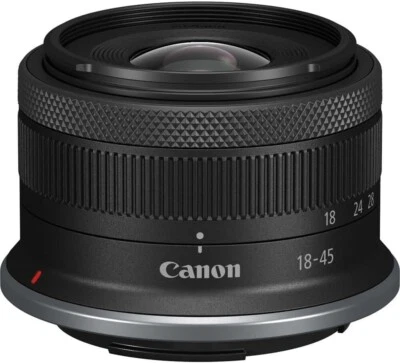 Canon RF-S18-45mm F4.5-6.3 IS STM RF Montura Zoom Objetivo Negro Nuevo Foto 1 de 4