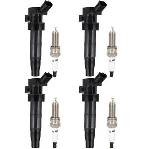 4 Pack For Kia Optima 2.0L L4 2011 12 13 14 2015 Ignition Coil and Spark Plug - Picture 1 of 15