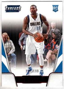 Dorian Finney-Smith 2016-17 Panini Threads Red RC /199 (Minor Corner Wear)