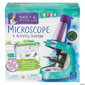 Nancy B's Science Club - Microscope & 22 Page Activity Journal 400x Dissecting - Picture 1 of 2