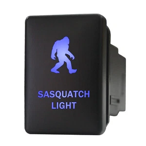 Interruptor de empuje SASQUATCH LIGHT 9B20B 12V OEM repuesto para Toyota Tacoma LED AZUL - Imagen 1 de 1